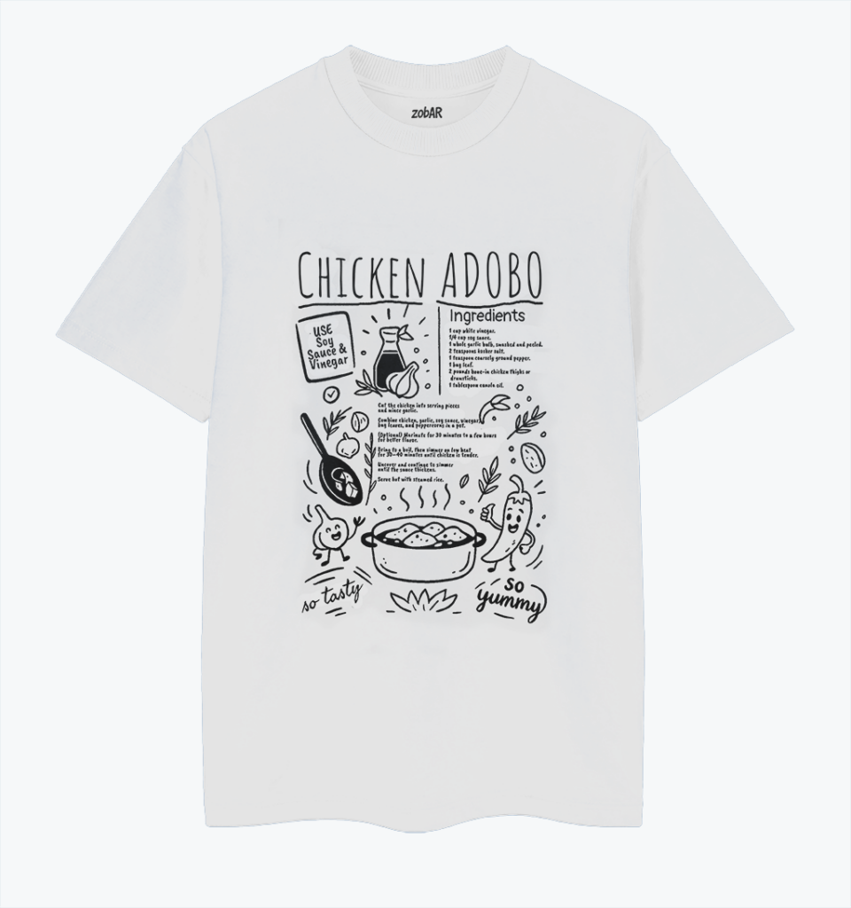 Chicken Adobo T-shirt Loose Fit